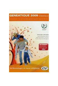 Logiciel gnalogie : Gnatique version classique 2009