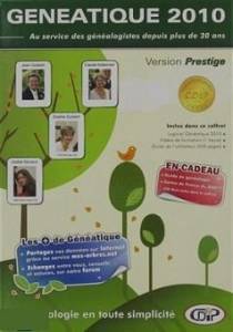 Logiciel gnalogie : Gnatique version prestige 2010