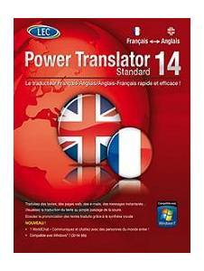 Logiciel traduction anglais / franais / anglais : Power Translator 14 Standard