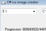 C# Iso Image Creator