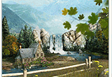 Mountain Waterfall 3D Screensaver