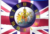 NFS GB Flag Clock